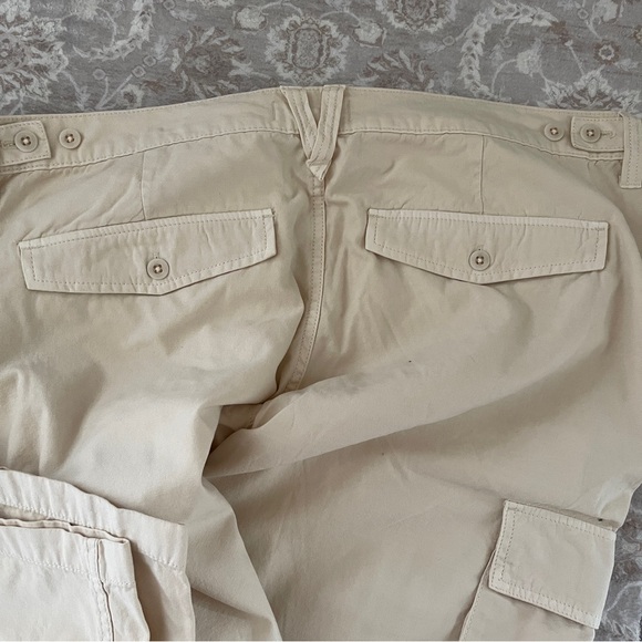 Madewell Women's Garment-Dyed Low-Slung Straight Cargo Pants Size 33 - Picture 8 of 12